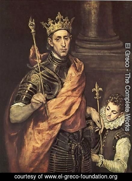El Greco - St. Louis- King of France 1586-94