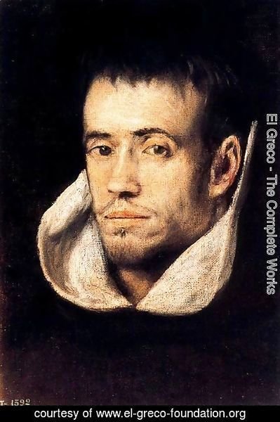 El Greco - Portrait of Dominican (or Trinitarian) Friar 1600s