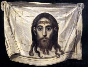 El Greco - The Complete Works - The Veil of St Veronica 1580-82 - el-greco-foundation.org