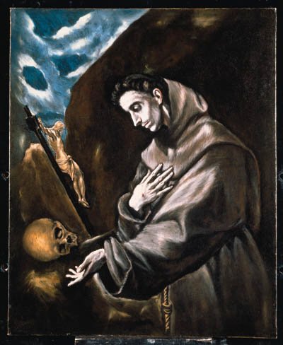 Saint Francis Standing in Meditation