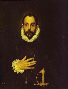 Portrait Of A Nobleman With His Hand On His Chest