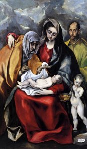 The Holy Family 1586-88