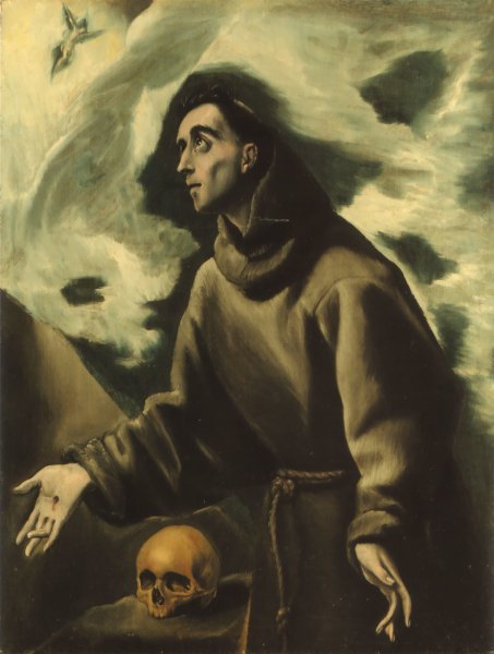 Saint Francis Receiving the Stigmata 1585-90